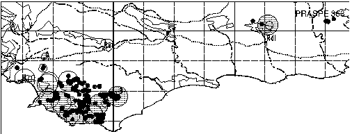 Protea aspera Distribution