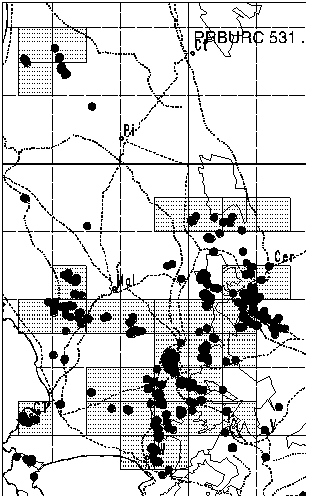 Protea burchelli Distribution