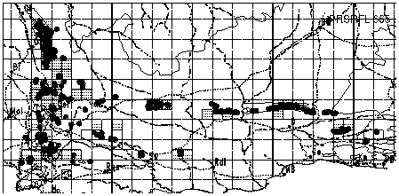 Protea scolopendriifolia Distribution