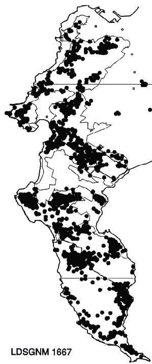 Leucadendron salignum Distribution